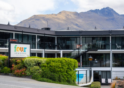 The Four Seasons Motel in Queenstown Bay, NZ