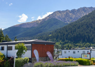 The Four Seasons Motel in Queenstown Bay, NZ