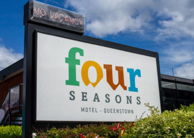 The Four Seasons Motel in Queenstown Bay, NZ